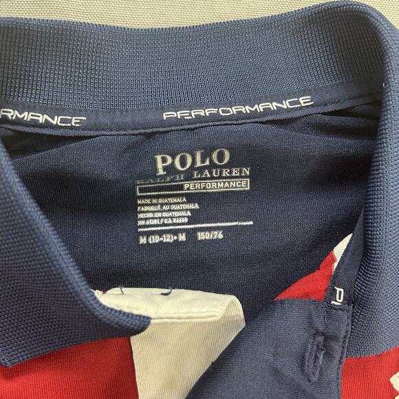 Polo Ralph Lauren Shirt Youth XL Blue Performance Golf Polo Featherweight Preppy - Picture 3 of 6
